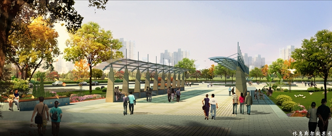 汉川市政广场